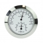 Preview: Mini thermo-hygrometer analogue metal - 43mm