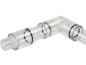 Preview: basin pipe connector 3/4" to 40mm - straight - transparent