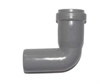 pipe connector L for 32mm pipe - grey