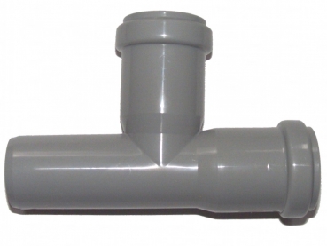Rohrverbindung T für 32mm Rohr - grau