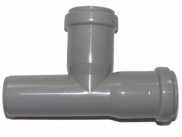 pipe connector T for 40mm pipe - grey