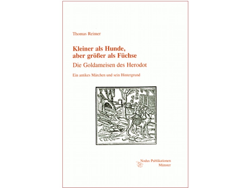 Book: Die Goldameisen des Herodot