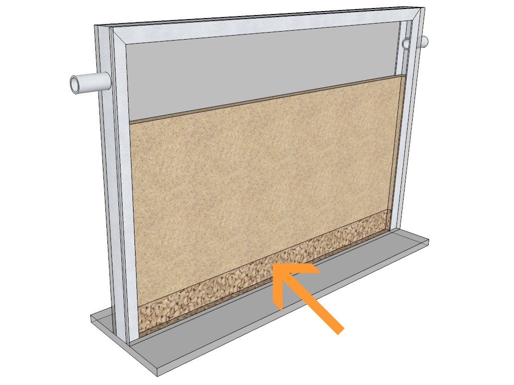 formicarium granulate 1000ml - beige